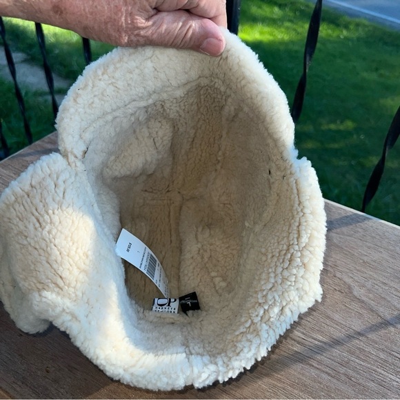 Barney’s New York Sheepskin Aviator Size L Made In U.K. NWT - Picture 5 of 7